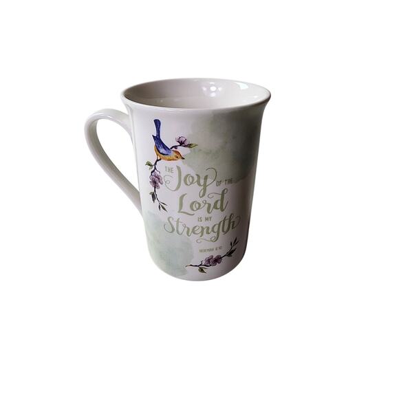 KENT POTTERY Faith Based Joy of the Lord is my Strength Coffee Tea Mug - Picture 1 of 6